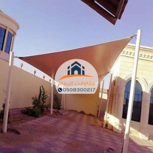 خدمة تركيب مظلات شراع احترافية مع استخدام خامات قوية لتحمل كل الظروف.